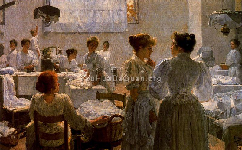 Las planchadoras - 伊格纳西奥·狄亚兹·奥拉诺